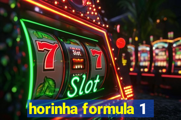 horinha formula 1